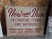 Then and Now Antique Store Signs