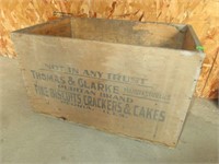 Thomas and Clarke Peoria, IL Wooden Box