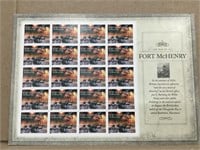 2014 The War of 1812 Fort McHenry 20 Stamps