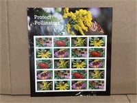 2016 Protect Pollinators 20 Stamps
