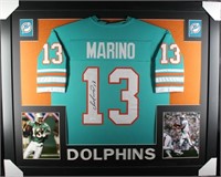 Autographed Dan Marino Custom Framed Jersey