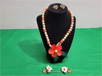 Beautiful Necklace, Earrings & Bracelet