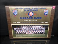 1984 Chicago Cubs Plaque