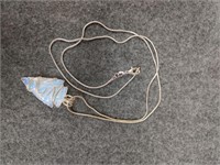 Opalite Arrowhead Wire Wrapped/Homemade