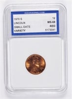 1970-S LINCOLN CENT