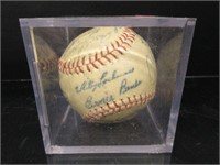 Period Chicago Cubs Team Baseball - Ernie Banks
