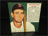 1952 Redman Tobacco Ted Williams Card