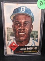 1953 Topps Jackie Robinson Baseball Card