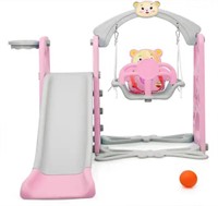 Retail$180 4in1 Toddler Climber/Swing/Hoop set
