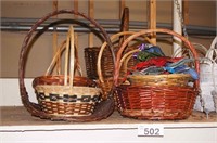 Several Wicker Baskets