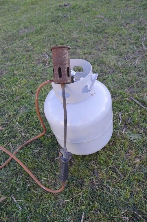 Propane Bottle with Torch Attachment