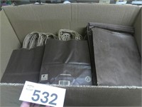 Box of Several Brown Gift Bags