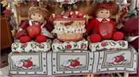 House of Lloyd dolls, apple basket & more
