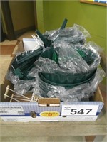 Box of Teleflora Plastic Green Bowls for