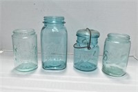(4) Ball Mason jars