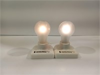 Two Portable Battery Operated Lights