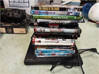 20 dvds andvdvd player
