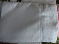 Two White Sequin Table Cloths 60X102 New
