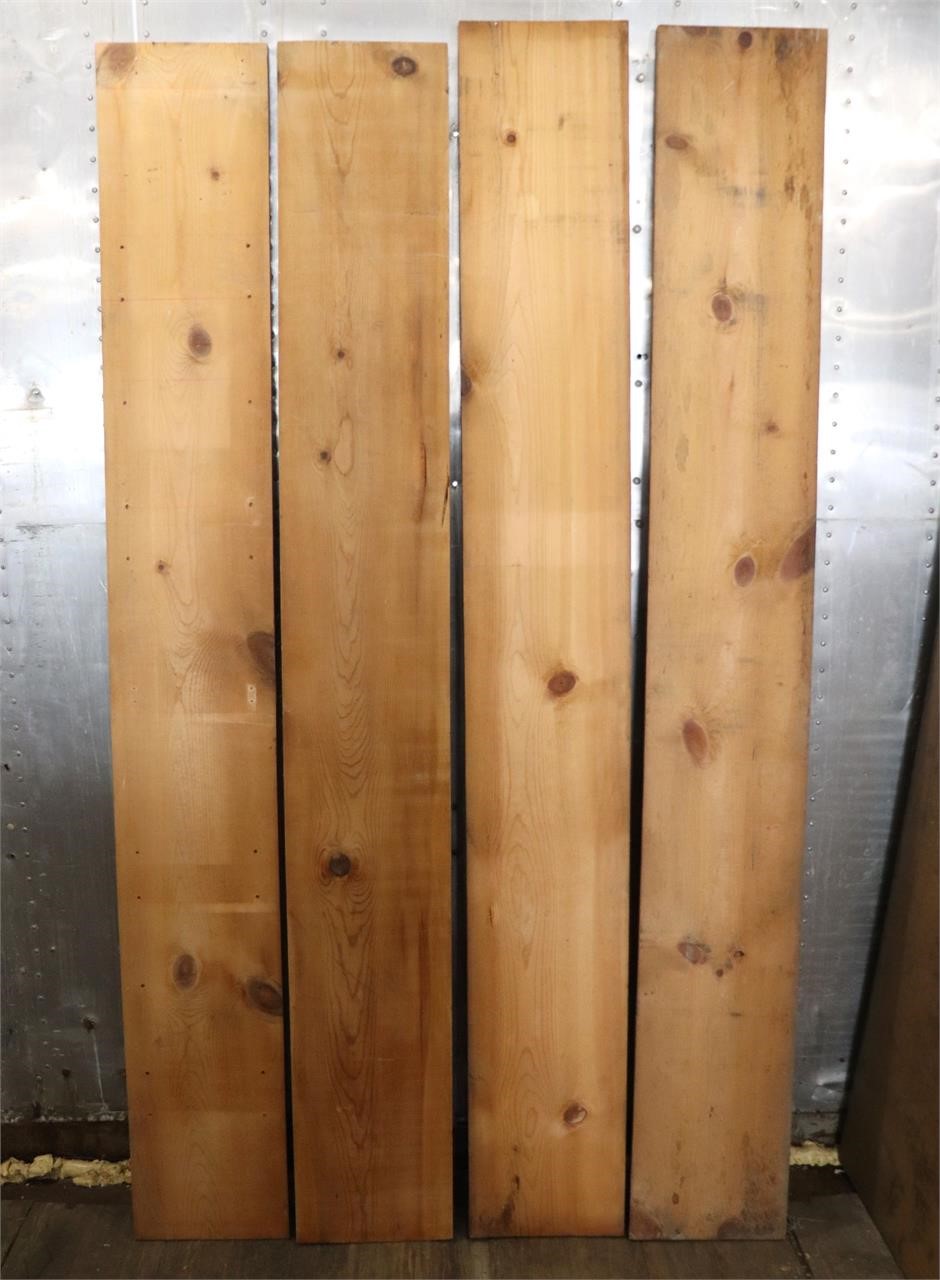 (4) 1" x 12" x 7' #2 Pine Boards