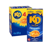 4 Pack KD Original Macaroni & Cheese BB 10/23