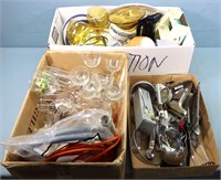 (3) Boxes of Kitchen & Household Glass