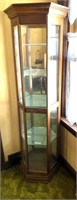 6ft lighted curio cabinet