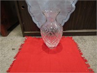 Illusions Handcut and Handblown Crystal Vase