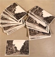 vintage reproduction postcards-Mansfield, Main St