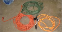 3 Heavy Duty Extension Cords, 2-50' & 1-10'
