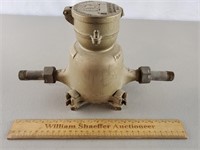Vintage Pittsburgh Brass Water Meter 7 & 1/8" H