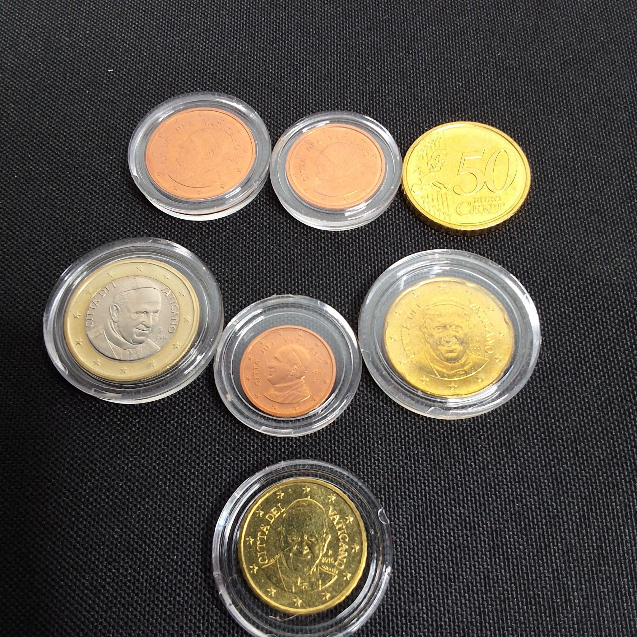 FOREIGN COIN COLLECTION-SOME CAPLSULED