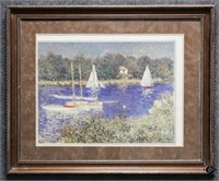 Claude Monet "Basin at Argentevil" Print