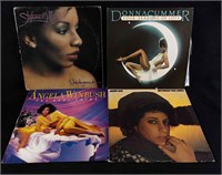 Assorted Vintage Records Donna Summer Soul, Funk,