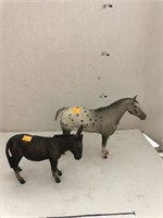 Donkey & Horse Figurine