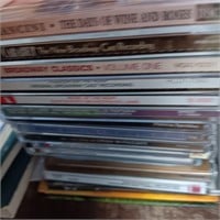 50 Music CDs in cases