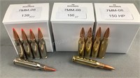 (60) Rnds Reloaded 7mm-08 Ammo