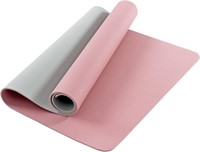 UMINEUX Yoga Mat  72x32x1/4  Pink & Gray