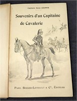 1909 Souvenirs D'Un Capitaine De Cavalerie HC