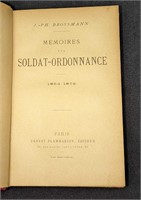 Memoires D'un Soldat Ordonnance Hardcover Book