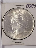 1923-P SILVER PEACE DOLLAR