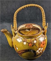 Ceramic Stoneware Teapot Asian Teapot Bamboo