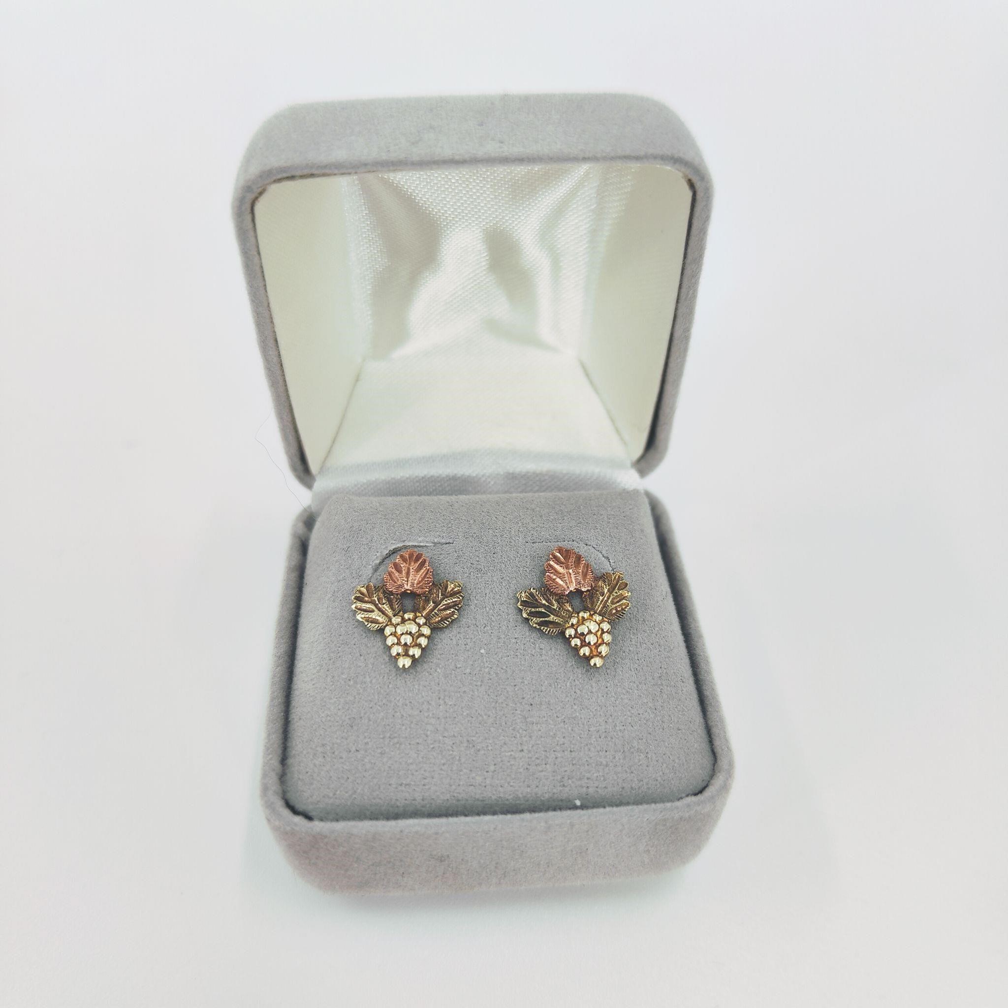 10K Black Hills Gold Earrings