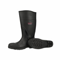 Black PVC Boot: Tingley  size 12