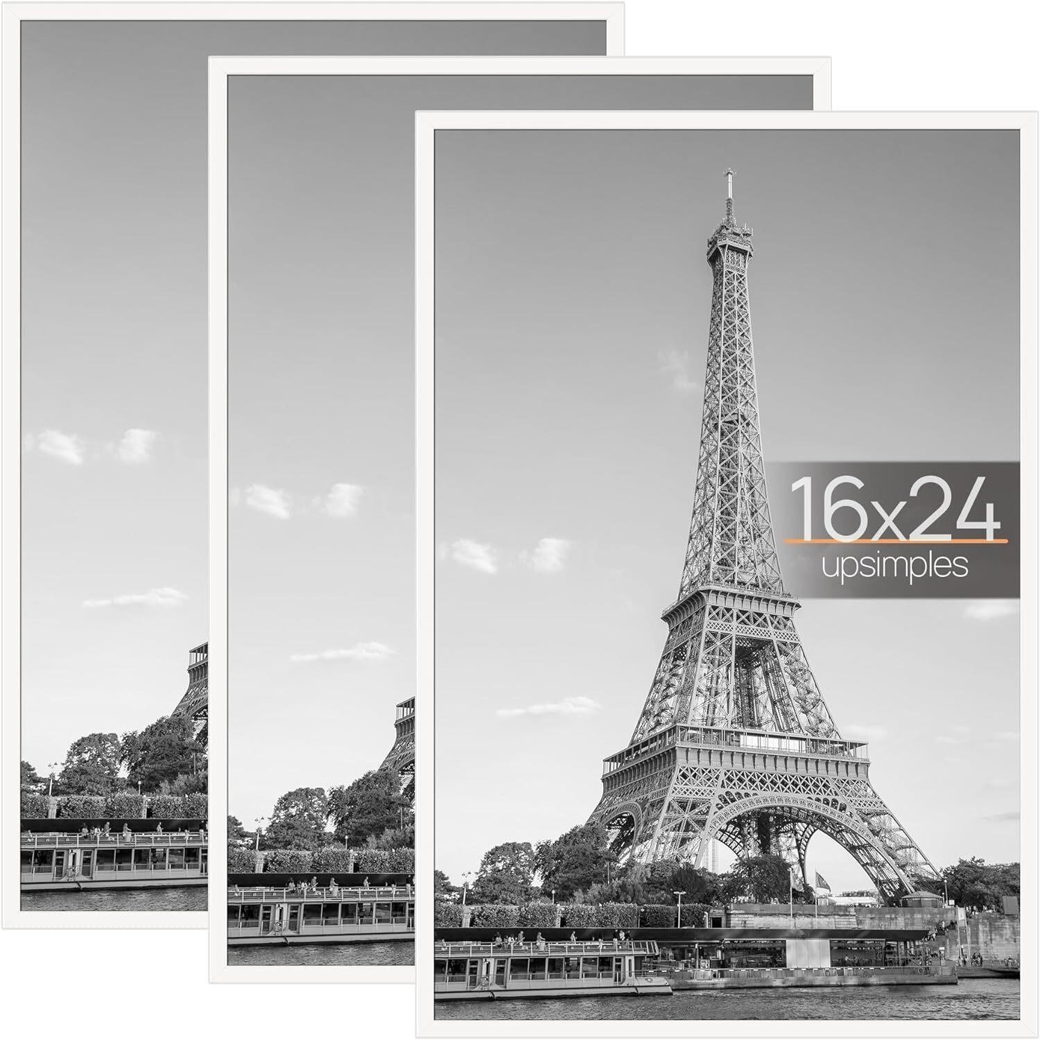 16x24 White Frame 3 Pack  Wall Gallery Photo