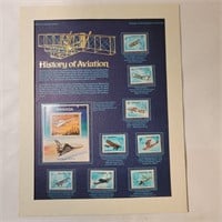 History of viation collectible stamps
