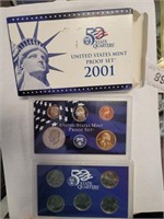 2001 US MINT PROOF SET WITH QUARTERS