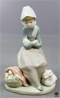 Lladro "Girl with Ducks" Porcelain Figurine