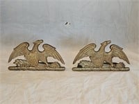 Brass Federal Eagle Bookends