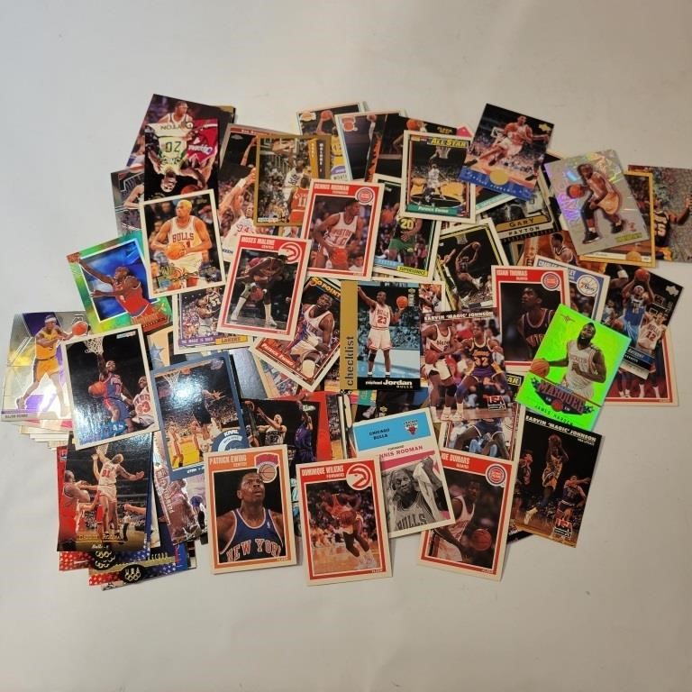 Vintage NBA Basketball Cards Lot