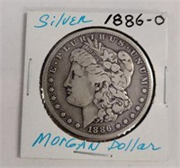 1886-O  MORGAN SILVER DOLLAR